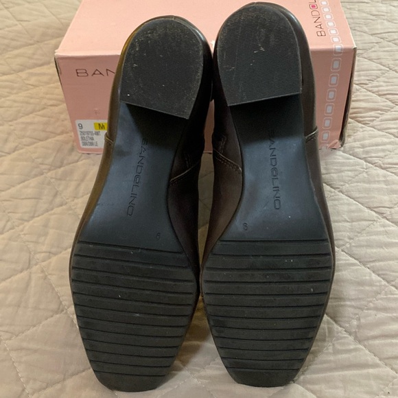BANDOLINO LETHIA BOOTIES. SIZE 9. DARK BROWN LEATHER. BARELY WORN! - Picture 4 of 6